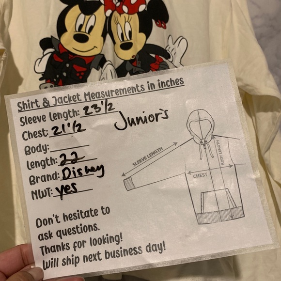 Mickey & Minnie long sleeve top - Picture 5 of 5